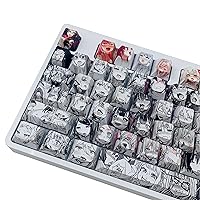 Slim Anime Mechanical Keyboard Hotswap White Backlight USB - Dubsnatch