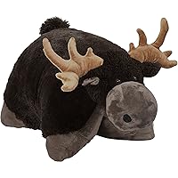 Pillow Pets Wild Moose Stuffed Animal Plush Toy 18 Inches, Brown, Large