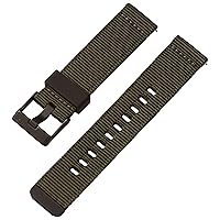 Timex 22mm Fabric Quick-Release Strap – Black Winter Camo with Black Buckle