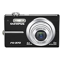 OM SYSTEM OLYMPUS FE370 8MP Digital Camera with 5x Optical Dual Image Stabilized Zoom (Black)