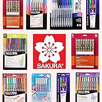 Sakura Art & Writing Supplies Subscription Club - Art Pens Subscription for Drawing, Writing & Creating - Receive Gel Pens, Micron Fineliner Pens, Metallic Pens & More - Quality Japanese Craftsmanship