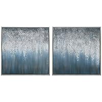 Empire Art Direct Abstract Wall Art Textured Hand Painted Canvas by Martin Edwards, Diptych, 36