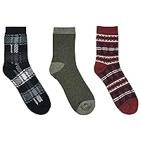 Sof Sole Fireside Double-Layer Cozy Ultra-Warm Soft Giftable Multi-Pack Crew Socks