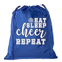 Mini Cheer Drawstring Bag Pom and Cheer Goodie Bag Team Cheer and Pom Cinch Bags