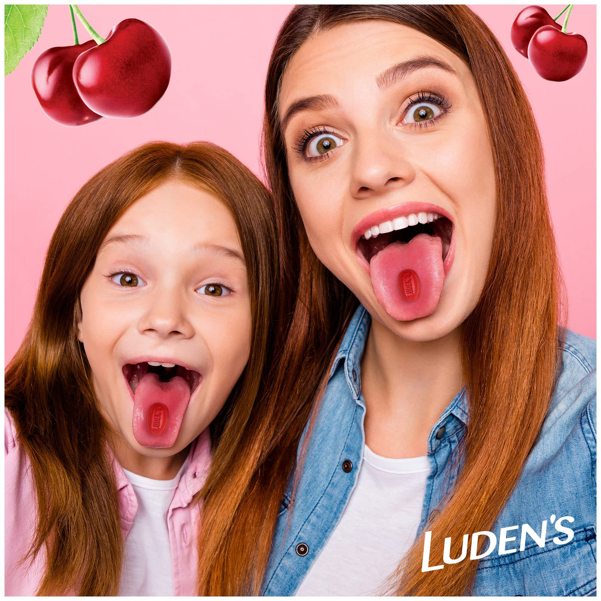 Ludens Deliciously Soothing Throat Drops, Wild Cherry Flavor, 90 Count