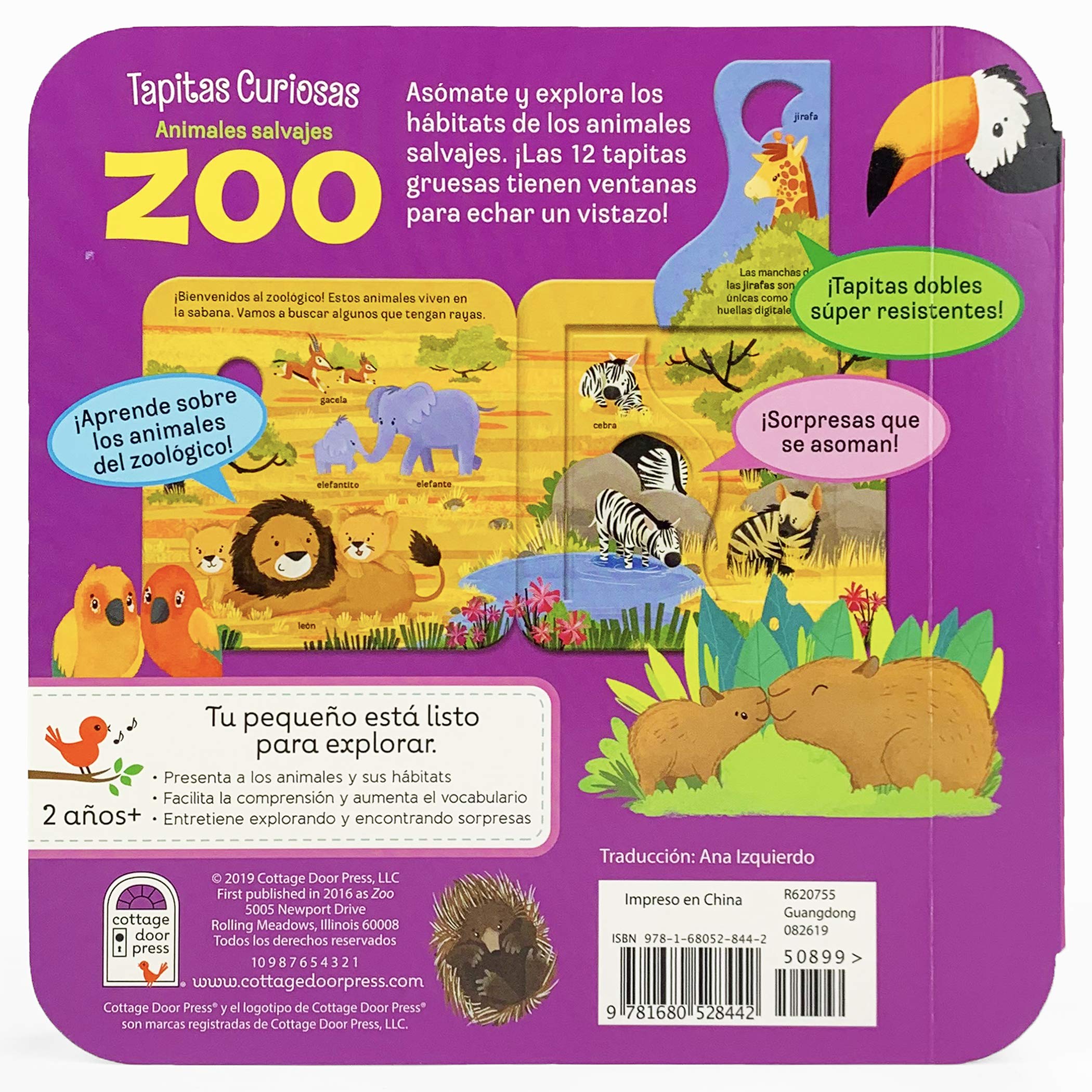Zoo (Tapitas Curiosas Animales Salvajes) en español (Spanish Language Edition) (Peek-A-Flap) (Spanish Edition)