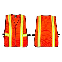 G & F 41113 Industrial Safety Vest with Reflective Stripes