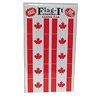 Canadian Flag Sticker 1 5/8