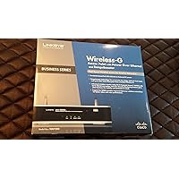 Cisco WAP200 Wireless-G Access Point - PoE/Rangebooster. Small Business WRLS-G Access Point POESPEEDBOOSTER MIMO QOS WL-AP. 54Mbps