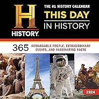 2024 History Channel This Day in History Wall Calendar: 365 Remarkable People, Extraordinary Events and Fascinating Facts (Hanging Monthly Photography Calendar & Gift) 2024 History Channel This Day in History Wall Calendar: 365 Remarkable People, Extraordinary Events and Fascinating Facts (Hanging Monthly Photography Calendar & Gift) Calendar