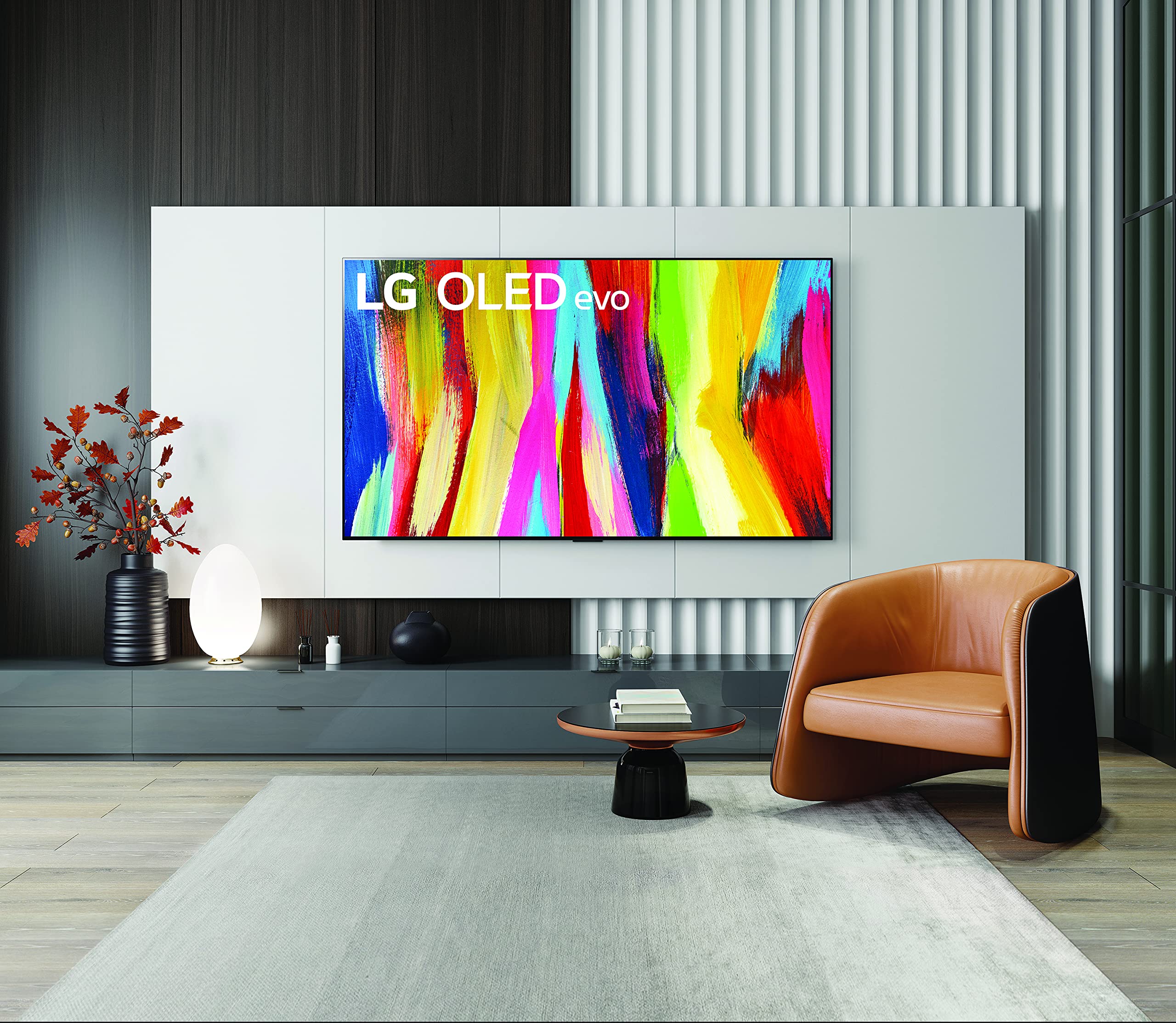 LG C2 Series 65-Inch Class OLED evo Smart TV OLED65C2PUA, 2022 - AI-Powered 4K TV, Alexa Built-in, Dark Silver