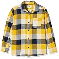 Quiksilver Boys Motherfly Youth Flannel Woven Shirt
