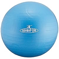 Ironman Club Norburst Yoga Ball, 21.7 inches (55 cm), 25.6 inches (65 cm), Pump Included, Anti-Burst Type