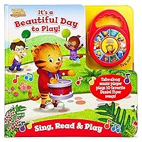 Daniel Tiger It's A Beautiful Day to Play - Children's Deluxe Music Player Board Book: Includes Detachable Toy Portable Musical Sound Machine