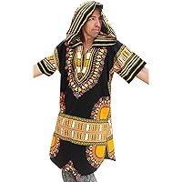 RaanPahMuang African Dashiki Long Urban Warlock Jacket Hood Hoody Fashion