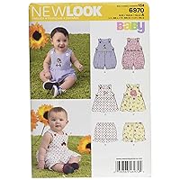 Simplicity Rompers, Dresses, and Bloomers Unisex Babies Clothes Sewing Patterns