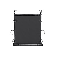 Rampage Combo Brief/Extended Topper with Zip Out Rear Section | Vinyl, Black Diamond Color | 94935 | Fits 2007 - 2018 Jeep Wrangler Unlimited 4-Door