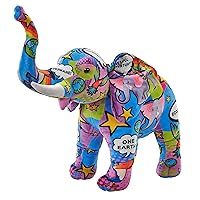 Wild Republic Message from The Planet Jumbo, Elephant, Stuffed Animal, 30 inches, Gift for Kids, Plush Toy, Fill is Spun Recycled Water Bottles