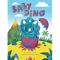 Baby Dino - Childrens Finger Puppet Board Book - Interactive - Novelty