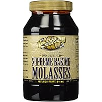 Golden Barrel Unsulphured Supreme Baking/Barbados molasses, 32 Ounce