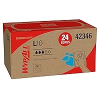 GeneralClean™ L10 Light Cleaning Towels (42346), Pop-Up Box, Limited Use Towels, White (250 Sheets/Box, 24 Boxes/Case, 6,000 Sheets/Case)