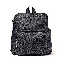 Baggallini Women's Carryall Packable Backpack, Midnight Blossom