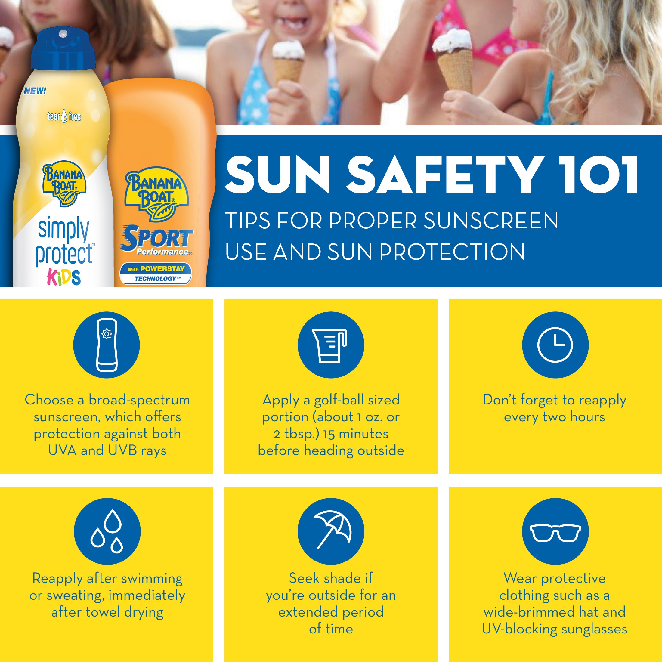 Banana Boat Simply Protect Mineral-Based Sunscreen Lotion for Kids, SPF 50+, Tear Free, 25% Fewer Ingredients, 6oz.