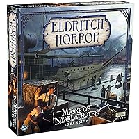 Eldritch Horror Masks of Nyarlathotep Board Game EXPANSION | Mystery Game | Cooperative Board Game for Family | Ages 14+ | 1-8 Players | Avg. Playtime 3 Hours | Made by Fantasy Flight Games