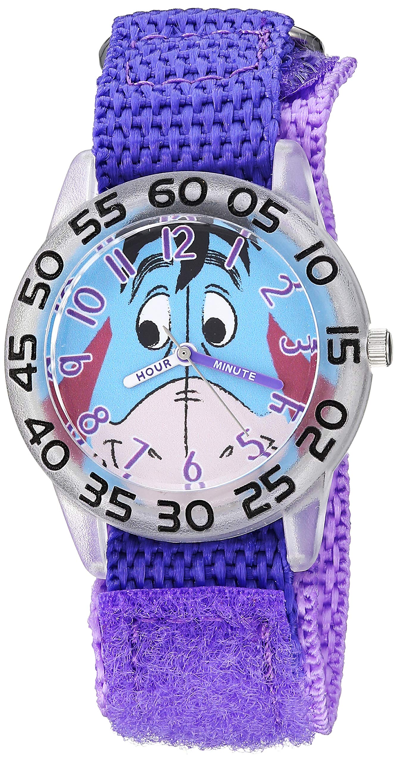 Disney Winnie The Pooh Kids' WDS000617 All About Me Analog Display Analog Quartz Purple Watch