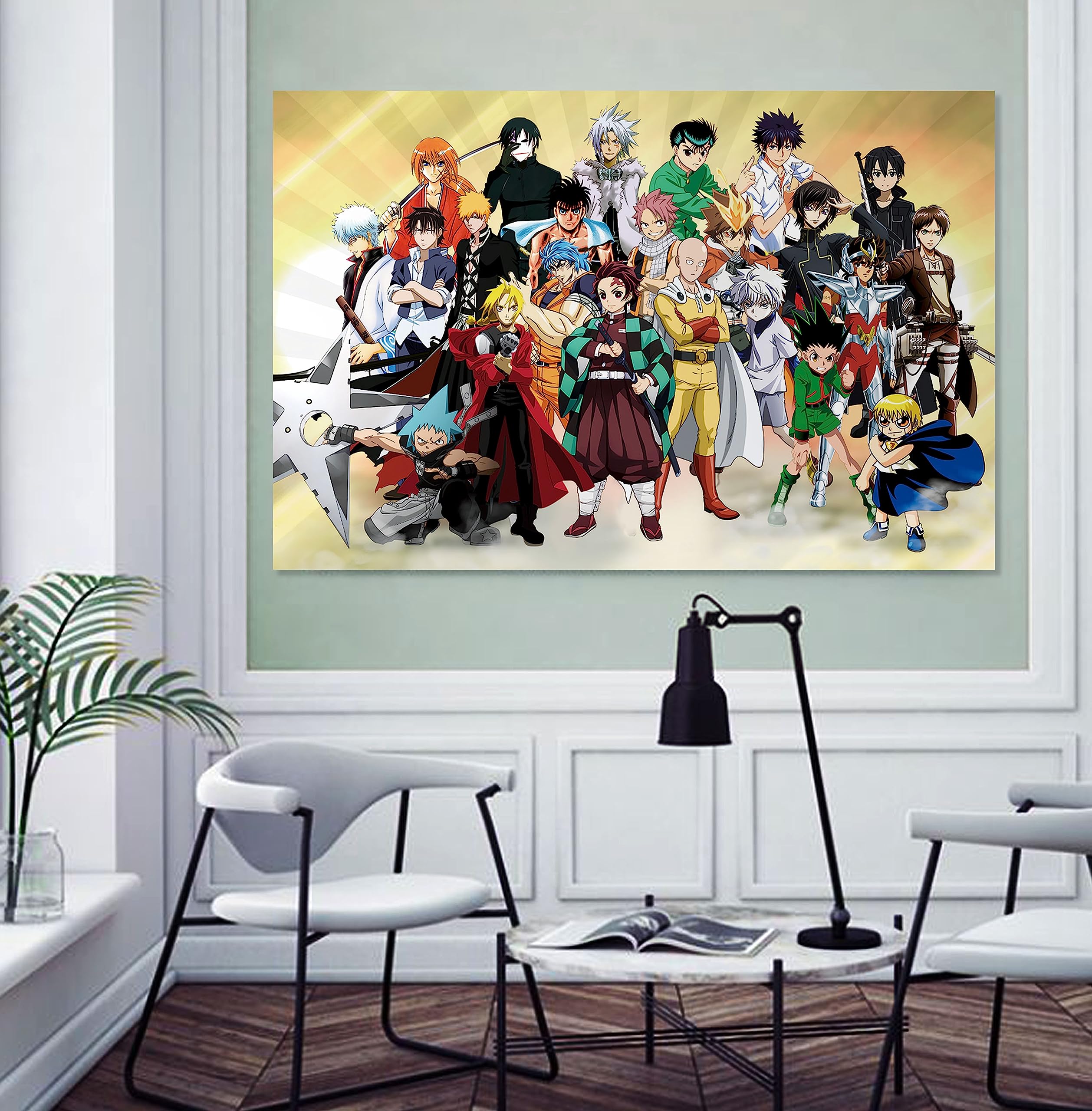 Mua Feyigy Anime Tapestry Room Decor Backdrop Cartoon Poster Wall ...