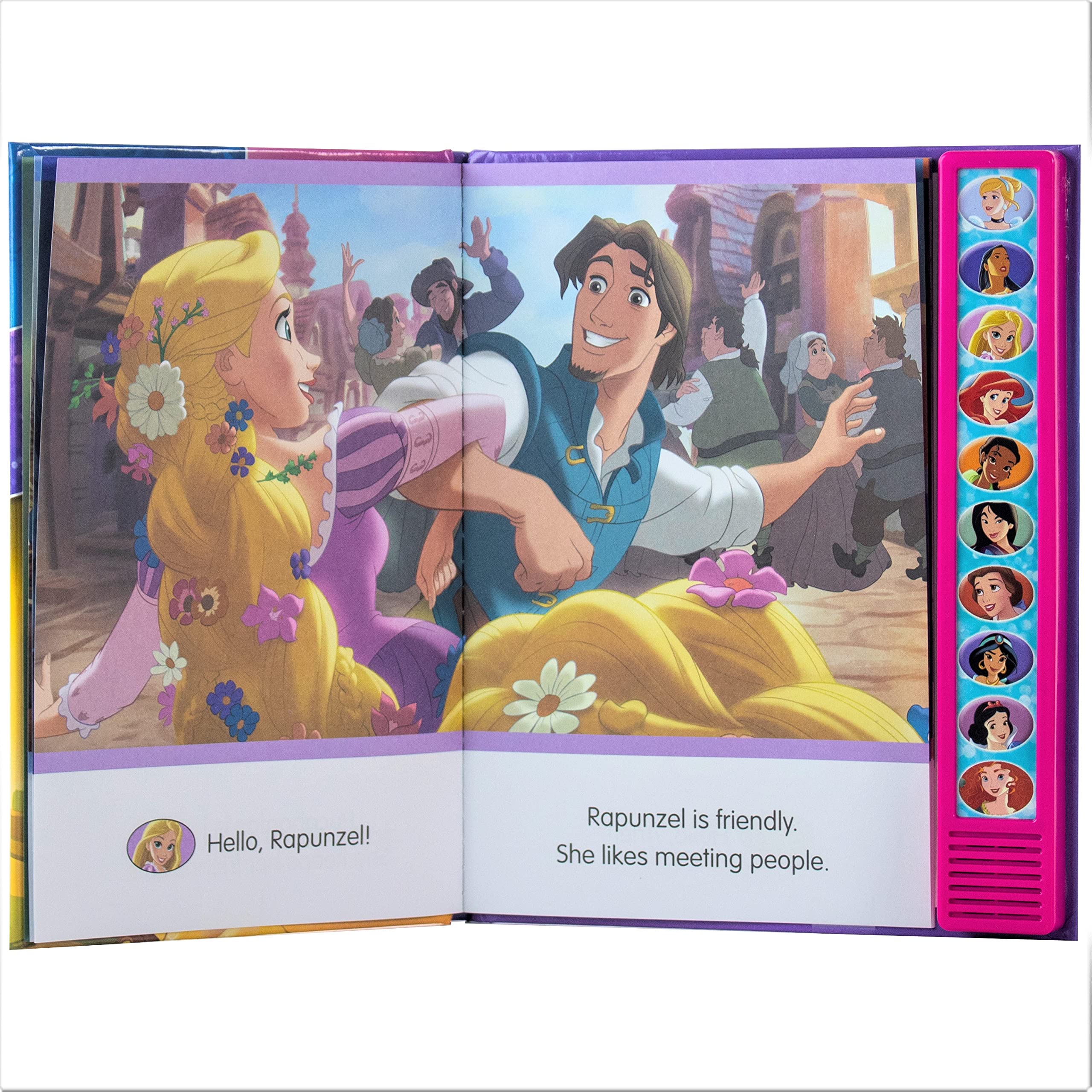 Disney Princess Belle, Mulan, Cinderella, Rapunzel, and More! - I'm Ready to Read Princess Friends Sound Book