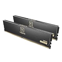 TEAMGROUP T-Create Expert Overclocking 10L DDR5 32GB Kit (2 x 16GB) 6000MHz (PC5-48000) CL30 Intel XMP 3.0 & AMD Expo Compatible Desktop Memory Module Ram Black - CTCED532G6000HC30DC01