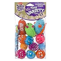 Just For Cats Toy Variety Pack - 13 Piece, All Breed Sizes