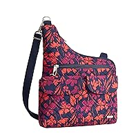 Travelon Anti-Theft Classic Cross-Body Bag, Painted Floral, One Size