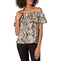 Star Vixen Women's Ruffled Peasant Top