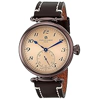Charles-Hubert, Paris Men's 3957-N Premium Collection Analog Display Japanese Quartz Brown Watch