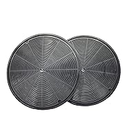 Charcoal Filter for Range Hood for GE JXCF72, WB02X24842, WB02X24841 and BOSCH 11013078, HUIF06UC MHS FILTERS (2PCS)