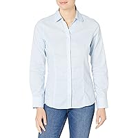 Cutter & Buck Women's Epic Easy Care Long Sleeve Tattersall Collared Shirt