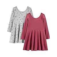 Simple Joys by Carter's Baby Girls' 2-Pack Stretch Rib Dresses
