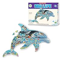 The Learning Journey: Wildlife World - Sea Life Puzzle - 200pcs Challenging Jigsaw Puzzles - Intellectual Game Learning Education Kids Age 6-12
