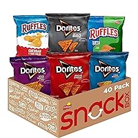 Frito Lay Ruffles and Doritos Bold Variety Pack, 1 Ounce (Pack of 40)