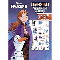 Disney Frozen 2 Anna and Olaf 32-Page Coloring and Activity Book with Puffy Stickers 45823, Bendon