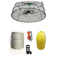 KUFA Sports Tower Style Stainless Steel Prawn Trap with Prawn Trap Accessory Combo (CT77+PHL3+HA2)