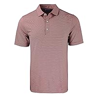 Forge Eco Double Stripe Stretch Recycled Mens Polo