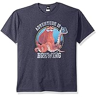 Disney Men's Finding Dory Hank Adventure is Brewing Graphic T-Shirt