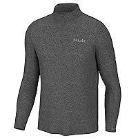 Coldfront Heather Pullover, Fishing 1/4 Zip for Men