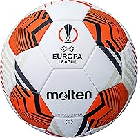 UEFA Europa League UEL Official Football, White/Orange/Black