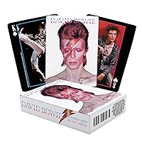 AQUARIUS David Bowie Playing Cards - David Bowie Themed Deck of Cards for Your Favorite Card Games - Officially Licensed Merchandise & Collectibles