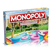 Monopoly Board Game - Palm Springs Edition: 2-6 Players Family Board Games for Kids and Adults, Board Games for Kids 8 and up, for Kids and Adults, Ideal for Game Night