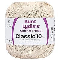 Aunt Lydia Value Crochet Cotton, Natural